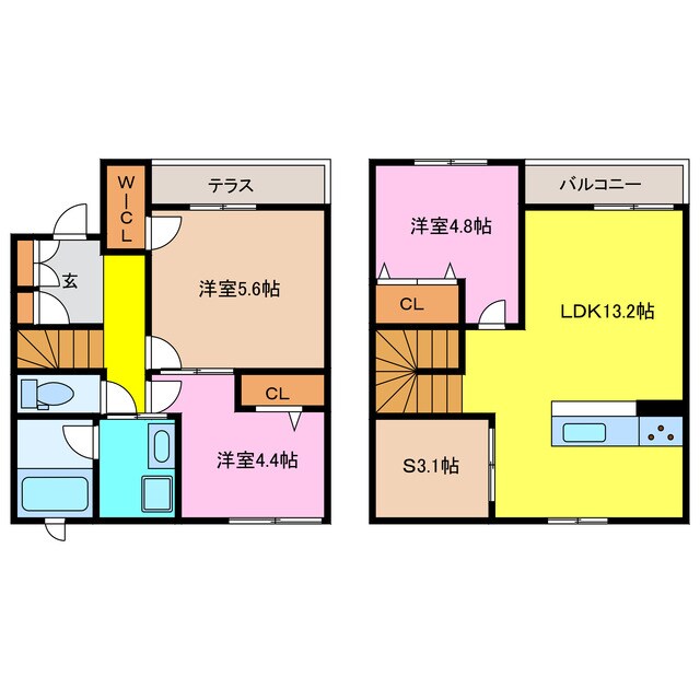 プレサント大津京の物件間取画像