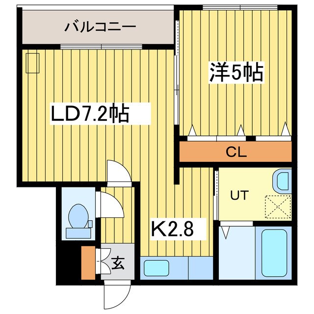 リヴェールMKの物件間取画像