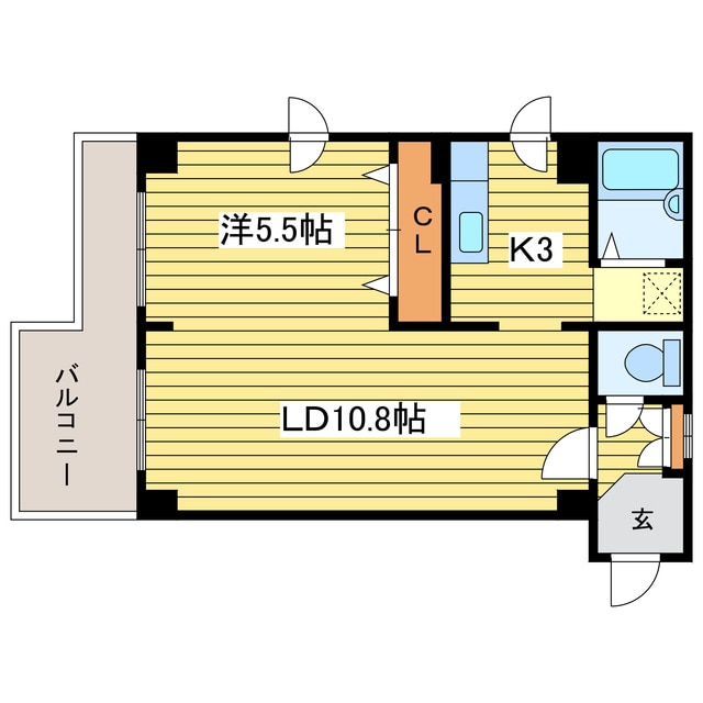 元町駅 徒歩1分 2階の物件間取画像