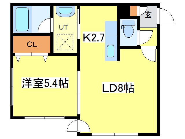 ＧＡＲＥ元町の物件間取画像