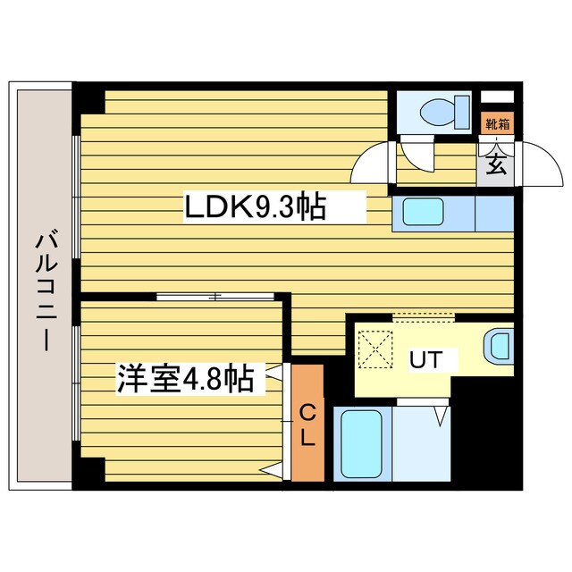 元町駅 徒歩8分 5階の物件間取画像