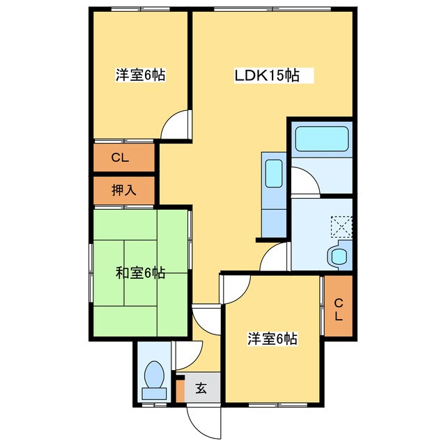 ハイツＫＩの物件間取画像