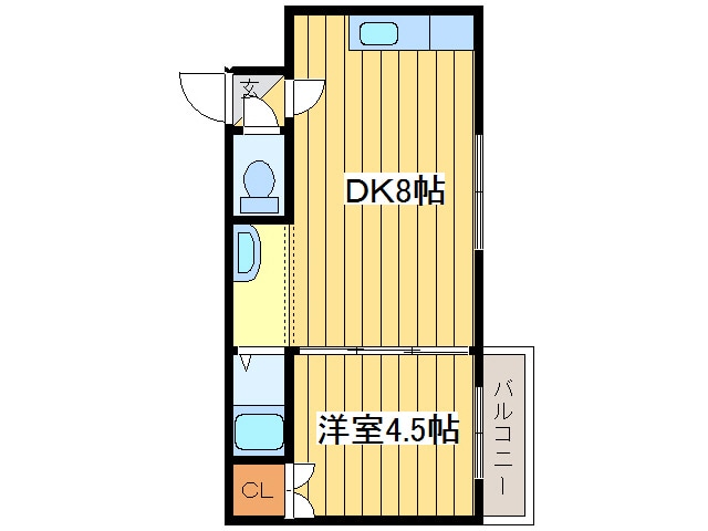 環状通東駅 徒歩9分 4階の物件間取画像