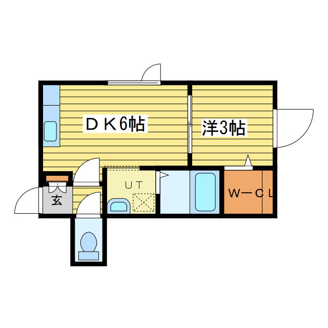 元町駅 徒歩3分 2階の物件間取画像