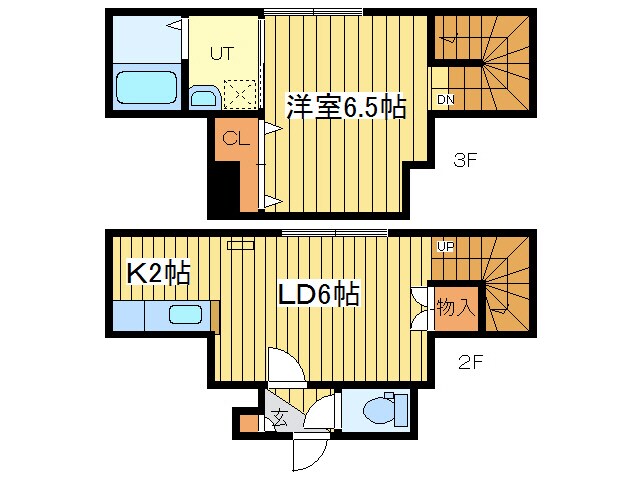 元町駅 徒歩1分 2-3階の物件間取画像