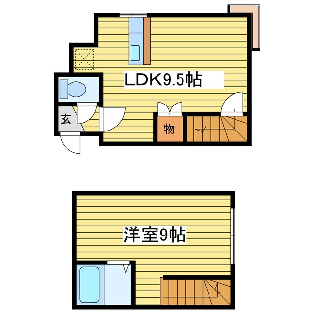 プチメゾンラメールの物件間取画像