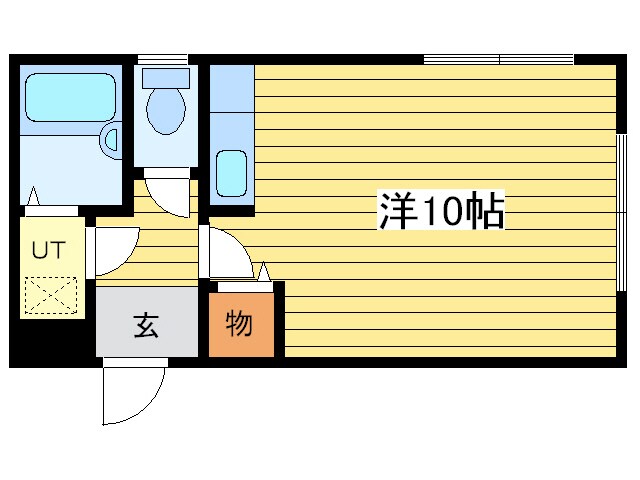 環状通東駅 徒歩6分 1階の物件間取画像