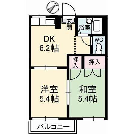 物件間取画像
