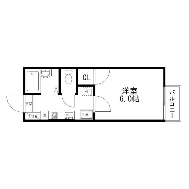 アメニティABの物件間取画像