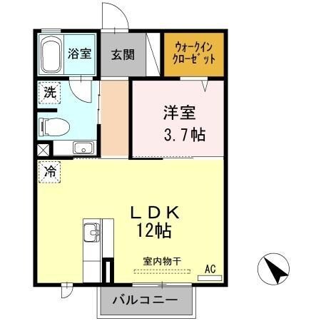 PoPoベルグの物件間取画像