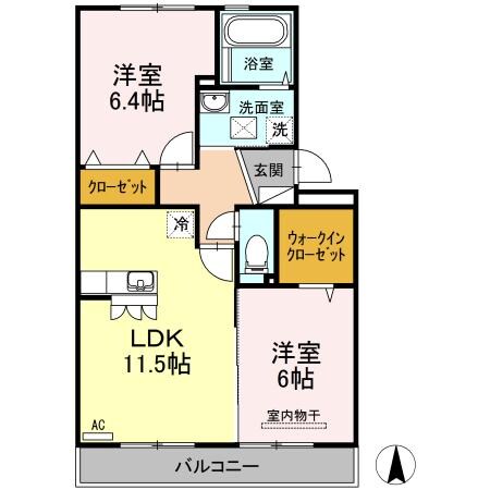 アルブル・ブランシュの物件間取画像