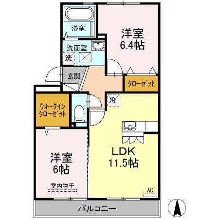 アルブル・ブランシュの物件間取画像