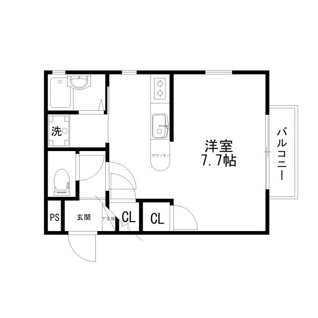 トーブマンションの物件間取画像