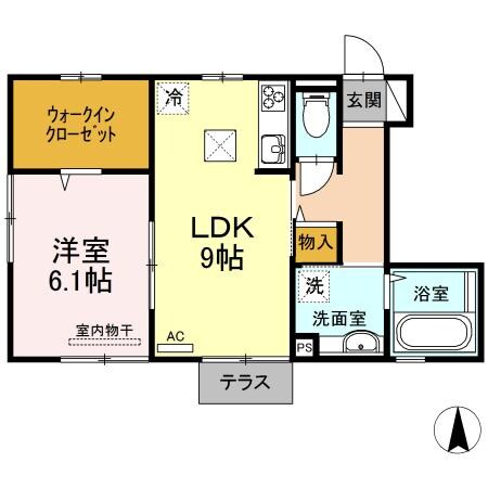 デァ・モントの物件間取画像