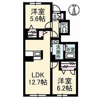 パッションCの物件間取画像