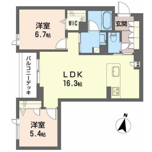 ヘスティアの物件間取画像