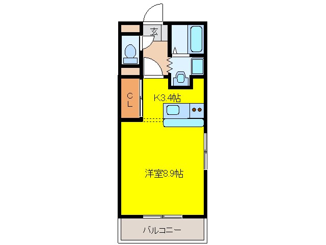 バロン　ウィズⅠの物件間取画像