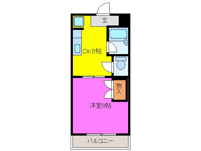 クレーバーマンションⅡの物件間取画像