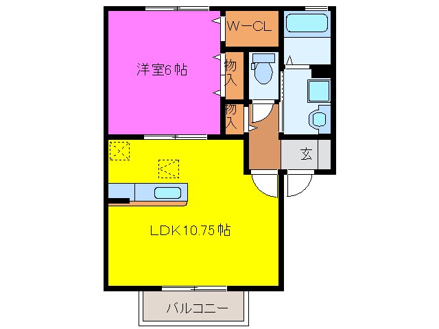 ラピスラズリー（上西）の物件間取画像