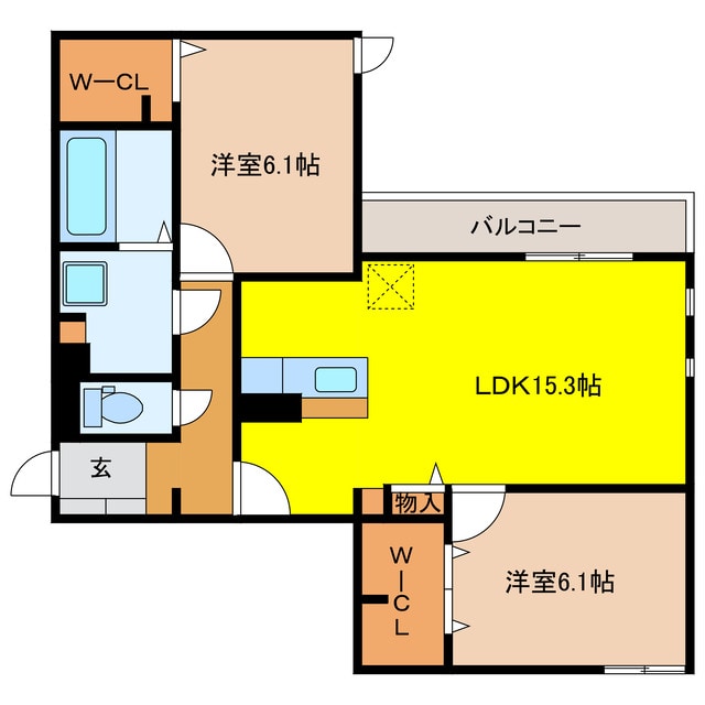 ソレイユの物件間取画像