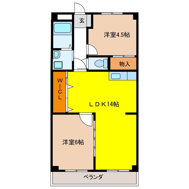 HOUSE610の物件間取画像