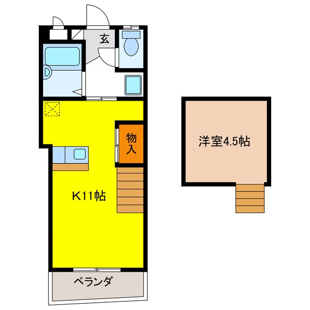 シェラトン赤塚Ⅰの物件間取画像