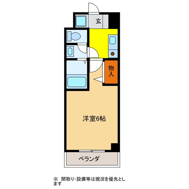 フォルビテッツァ岐阜　の物件間取画像