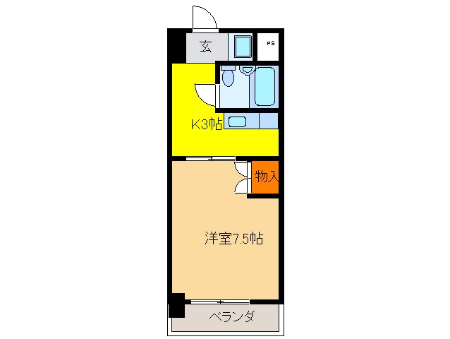 ハイツイオリの物件間取画像