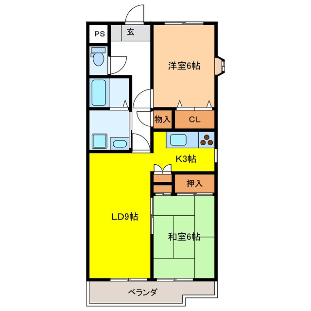 Ｍ・Ｓコーポの物件間取画像