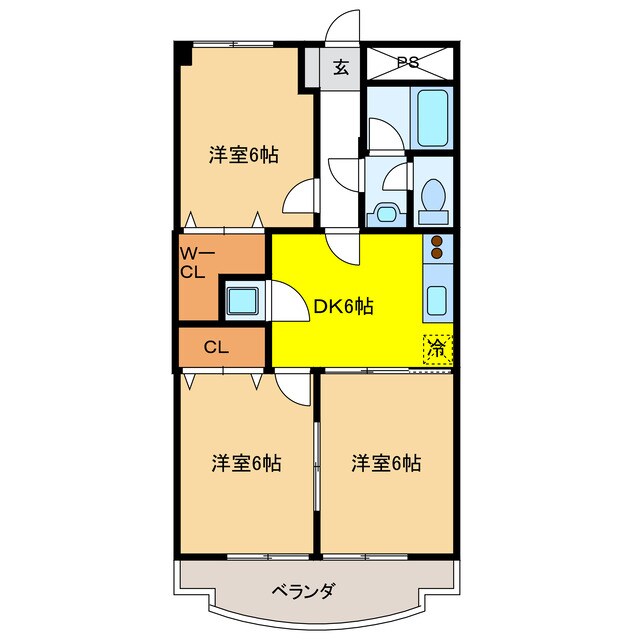 第2岐南ビルの物件間取画像