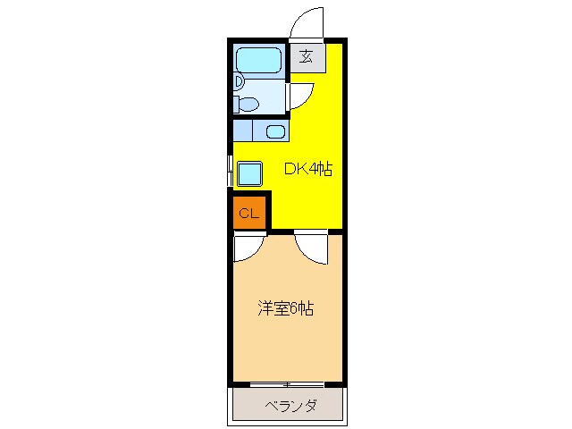 プチコーポ花沢の物件間取画像