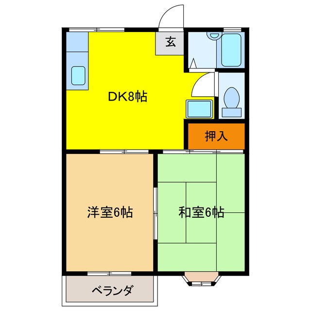 ビバリーヒルズ　Ⅱの物件間取画像