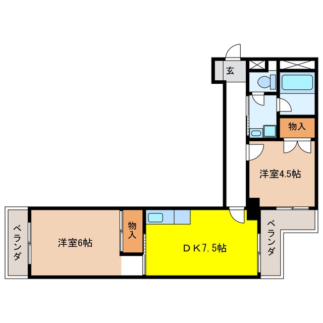 レヴァンテ岐阜の物件間取画像