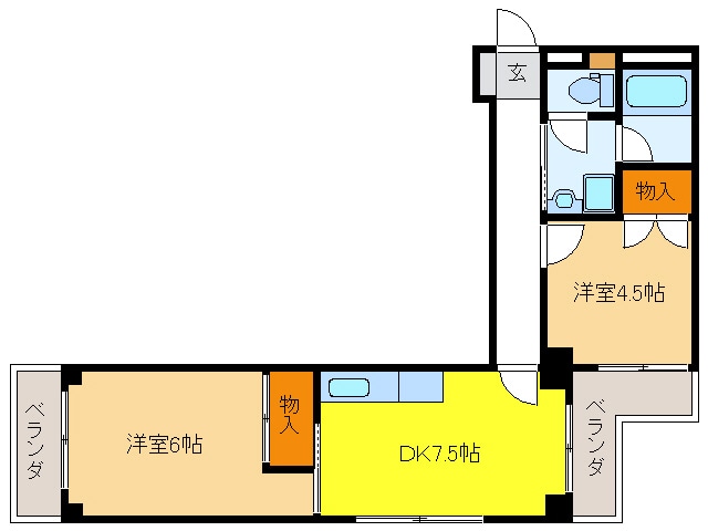 レヴァンテ岐阜の物件間取画像