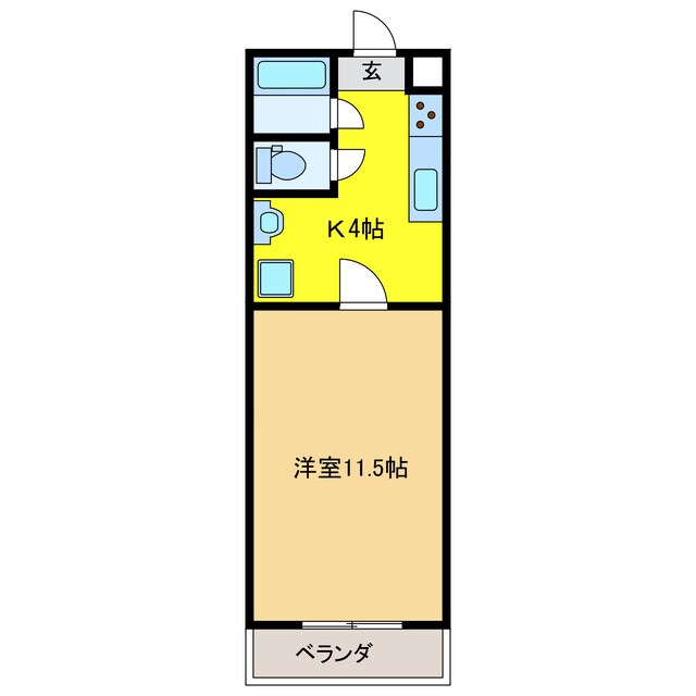 ＭＵヒルズ庵町の物件間取画像