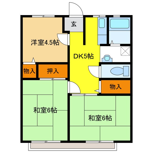 メモリアルOGISOの物件間取画像