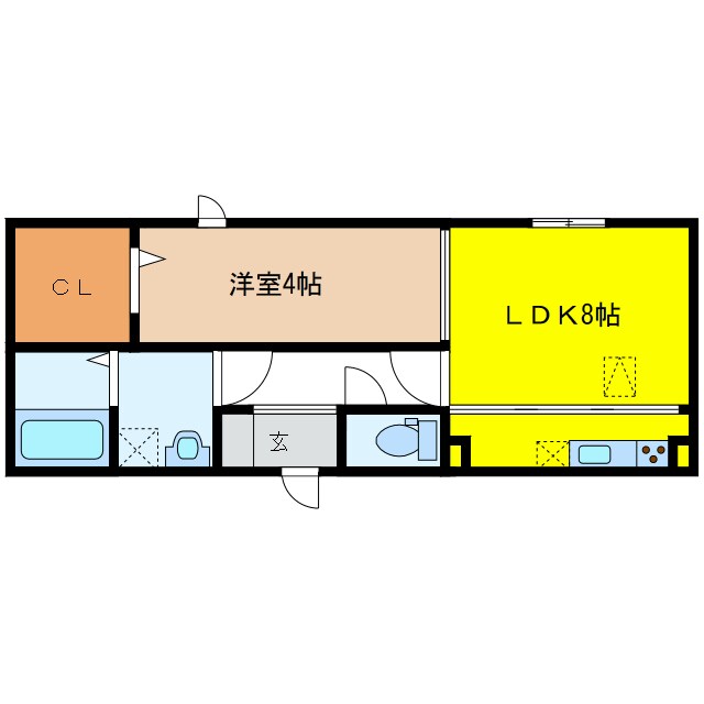 D-Room Sashieの物件間取画像