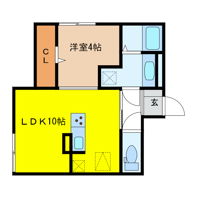 エクセレント３３の物件間取画像