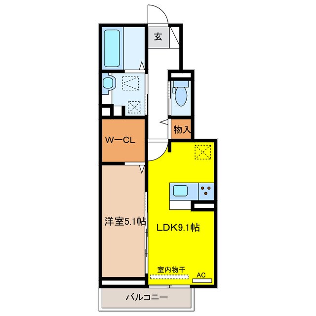 ハミルトンⅡの物件間取画像