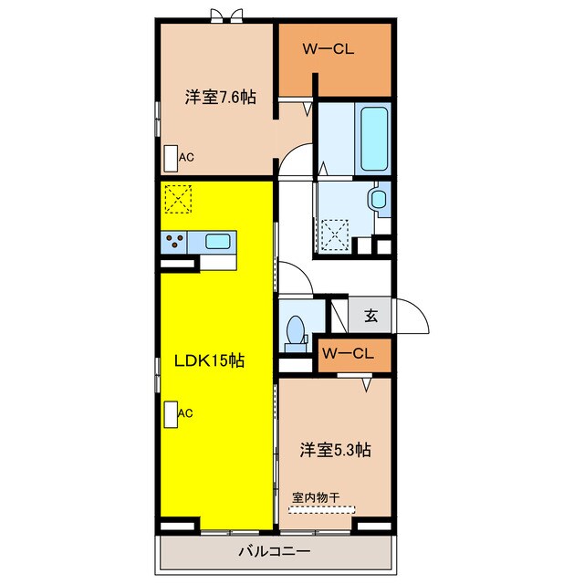 D-ROOM戎町の物件間取画像