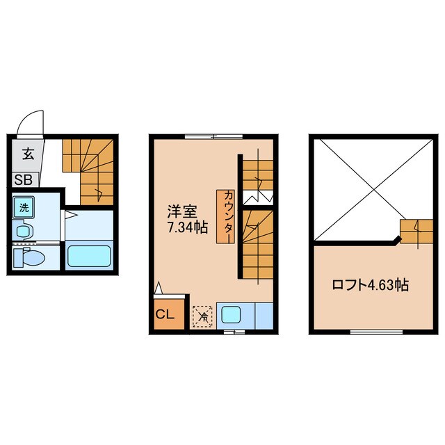 AX岐阜高尾町（アークス岐阜高尾町）の物件間取画像