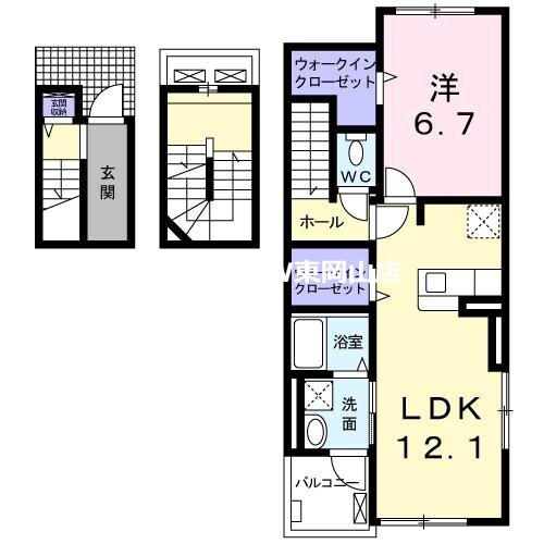 プレイス　ワンの物件間取画像