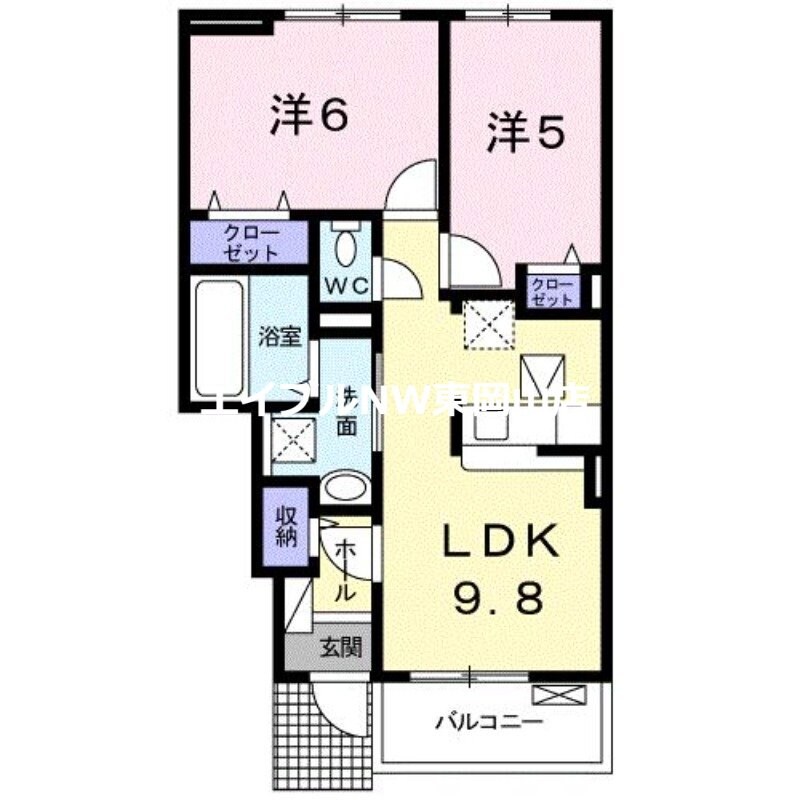 グラン・シャトレの物件間取画像