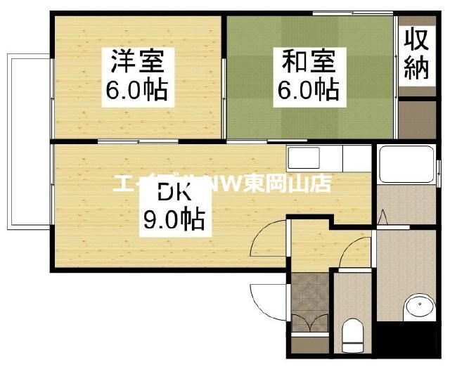 セゾンアムールの物件間取画像