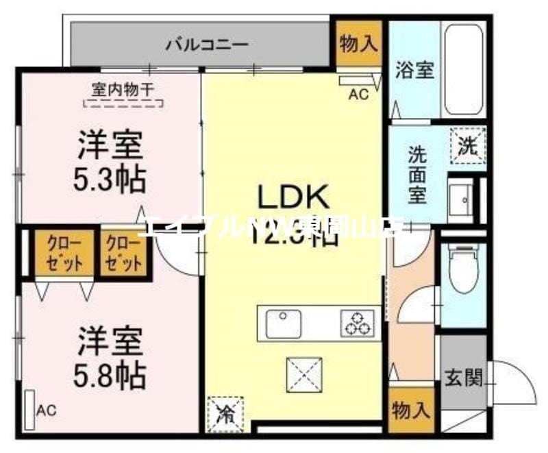 メゾン　ド　クレアの物件間取画像