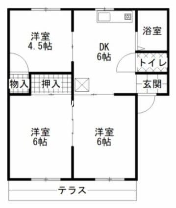 ＯＳレジデンス　B棟の物件間取画像