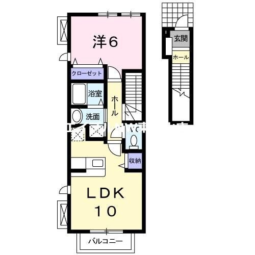 ベル　アンジュの物件間取画像