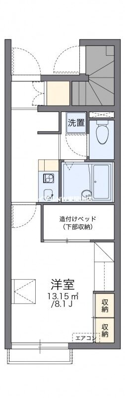 レオパレス藤花の物件間取画像