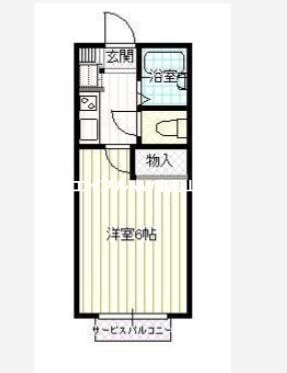 メゾンすみれC棟の物件間取画像