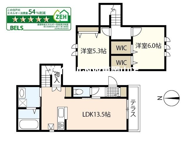 メゾンm.m.mの物件間取画像